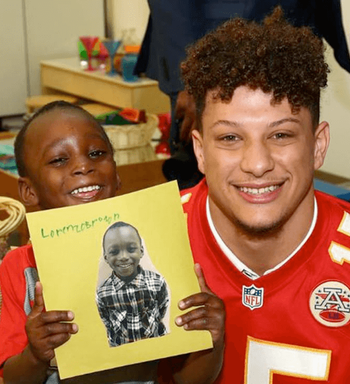 Patrick Mahomes In The Community