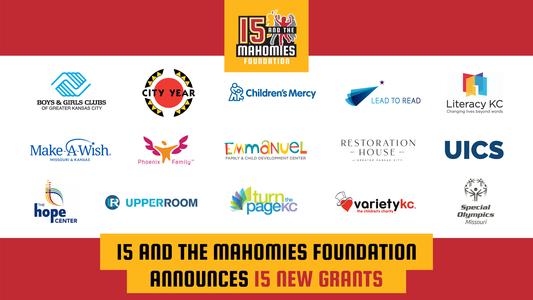 15 And The Mahomies Foundation Awards $250,000 In New Grants To 15 Charities
